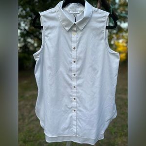 Calvin Klein Sleeveless Collared Shirt